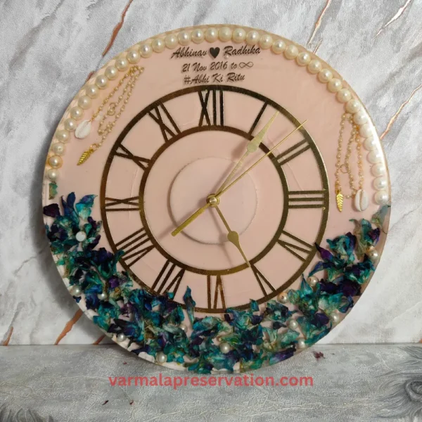 12-inch-resin-varmala-flower-clock
