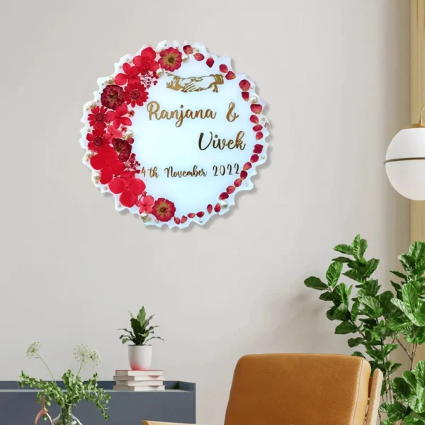 ring-ceremony-flower-preserved-couple-name-frame