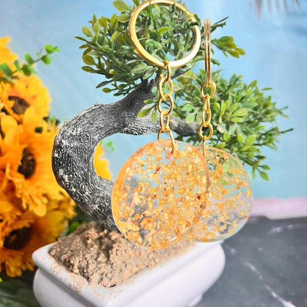 Couple varmala flower keychain