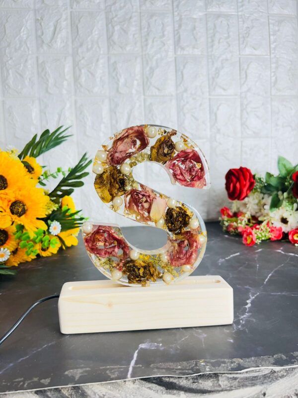 Custom name letter LED lamp