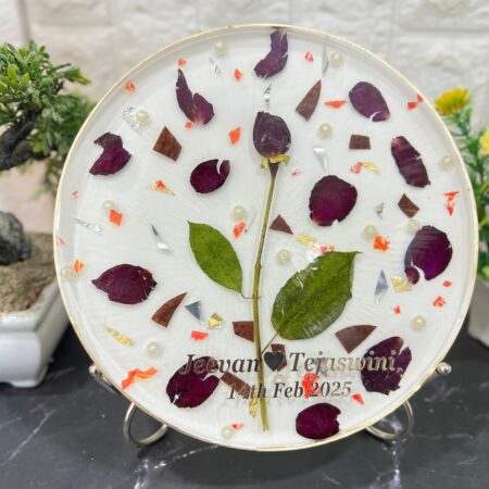 epoxy resin frame in round shape