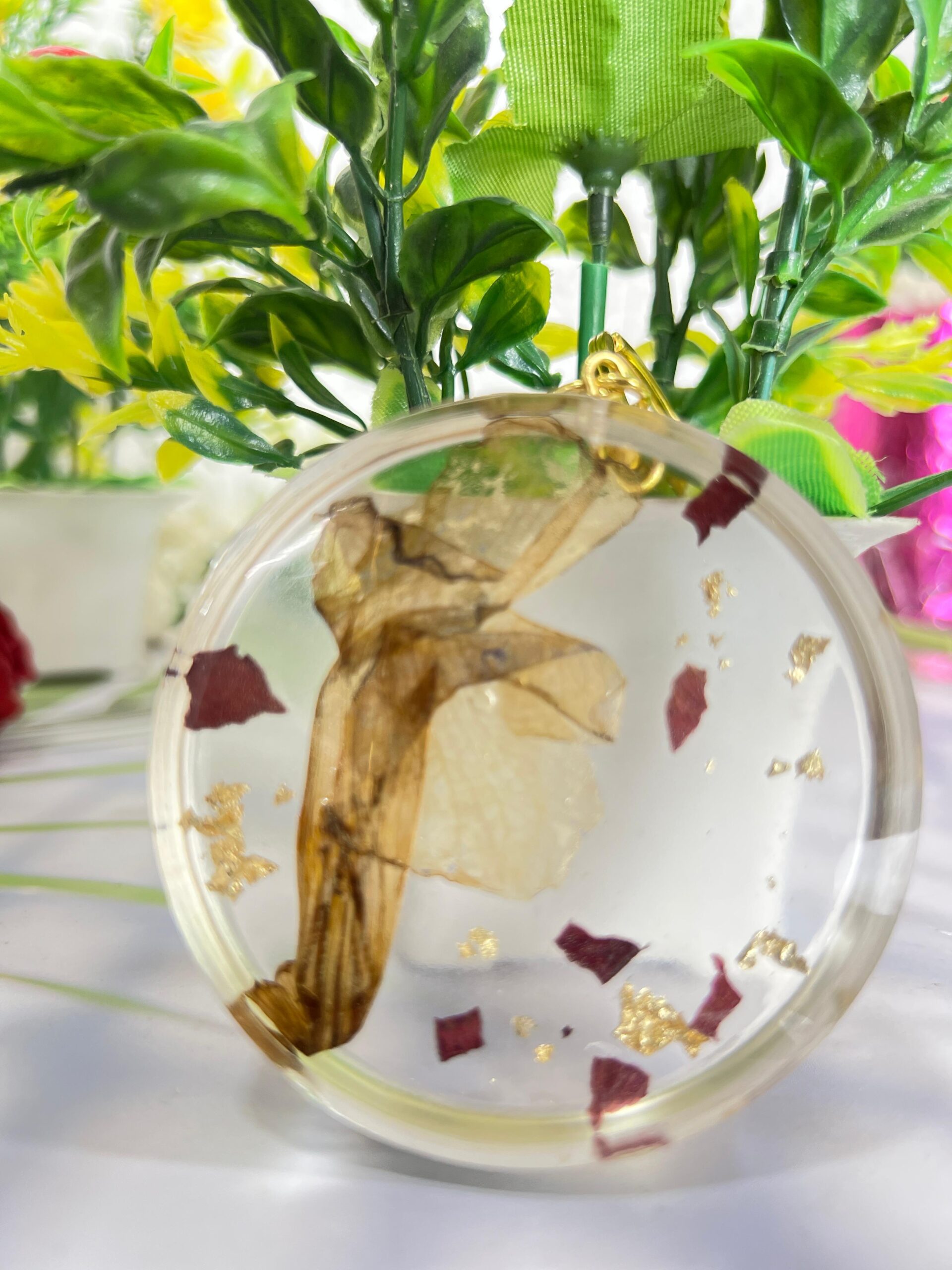 epoxy resin keychain
