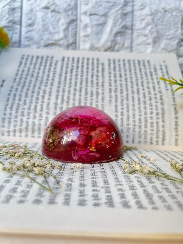 handmade resin paperweight