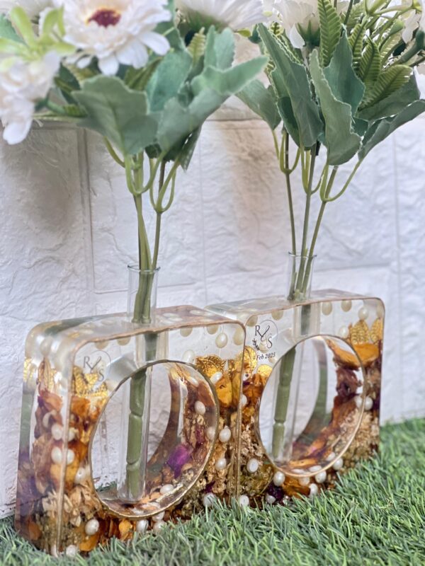 handmade resin planter
