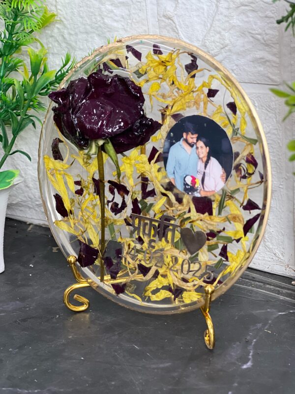 resin frame for memory keepsake