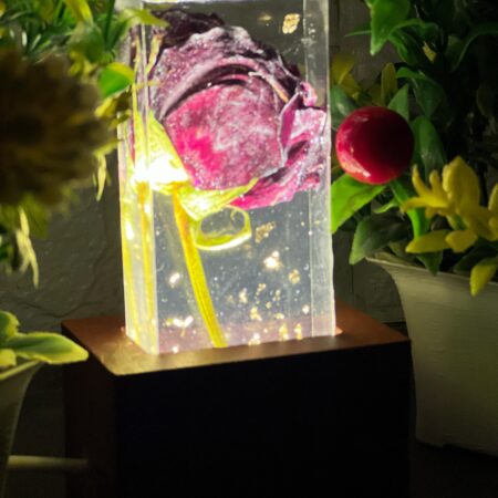 resin light lamp for bedroom