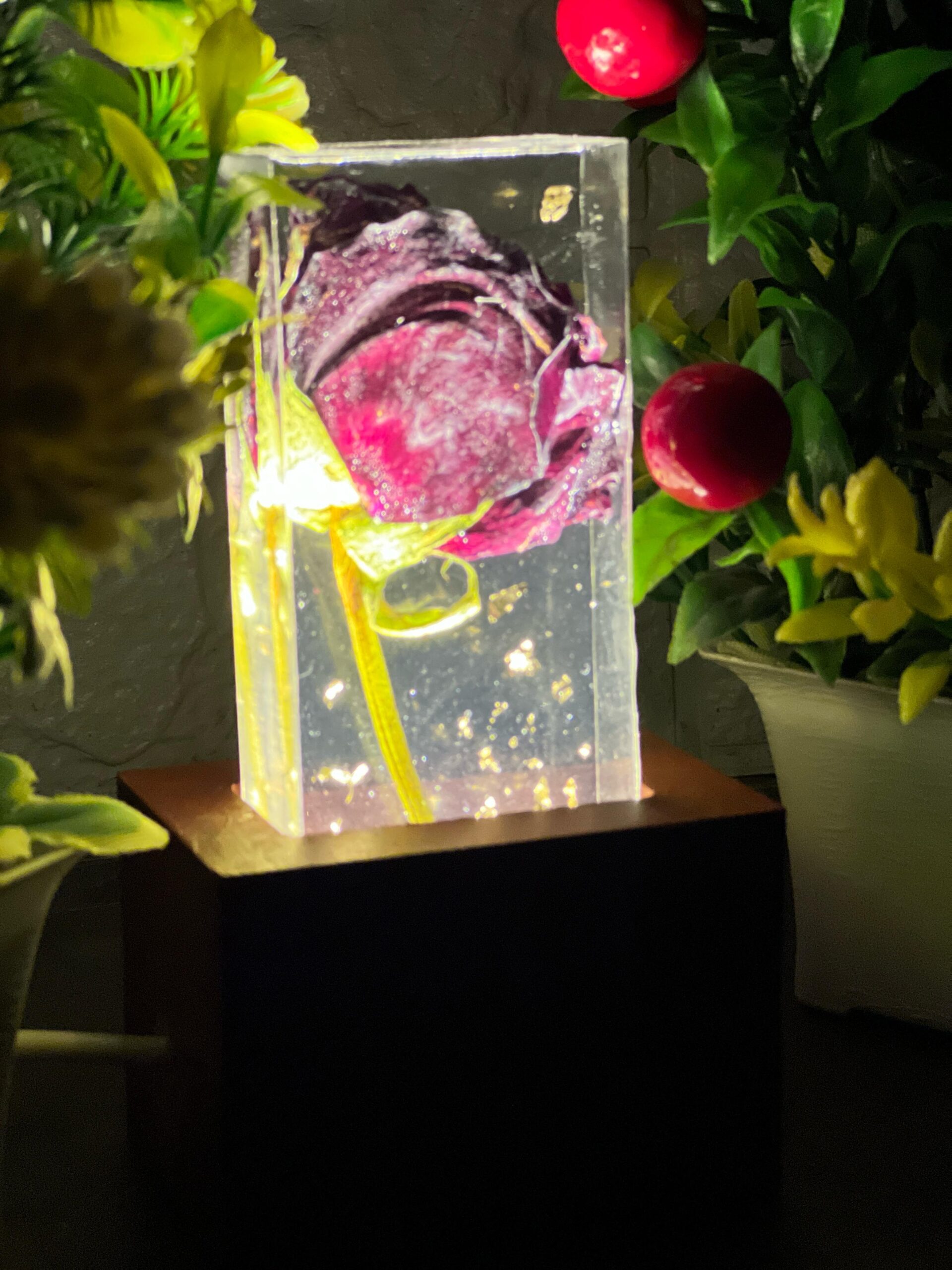 resin light lamp for bedroom