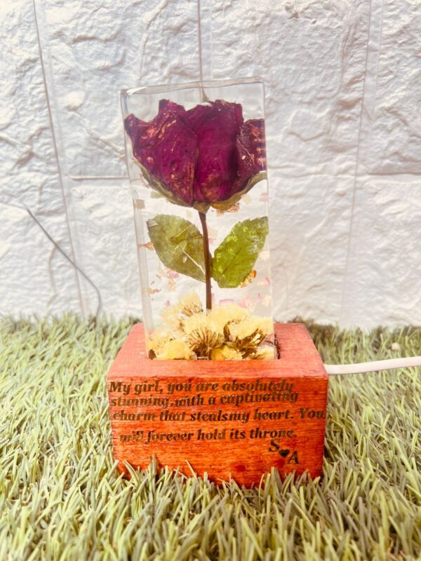 resin night lamp design