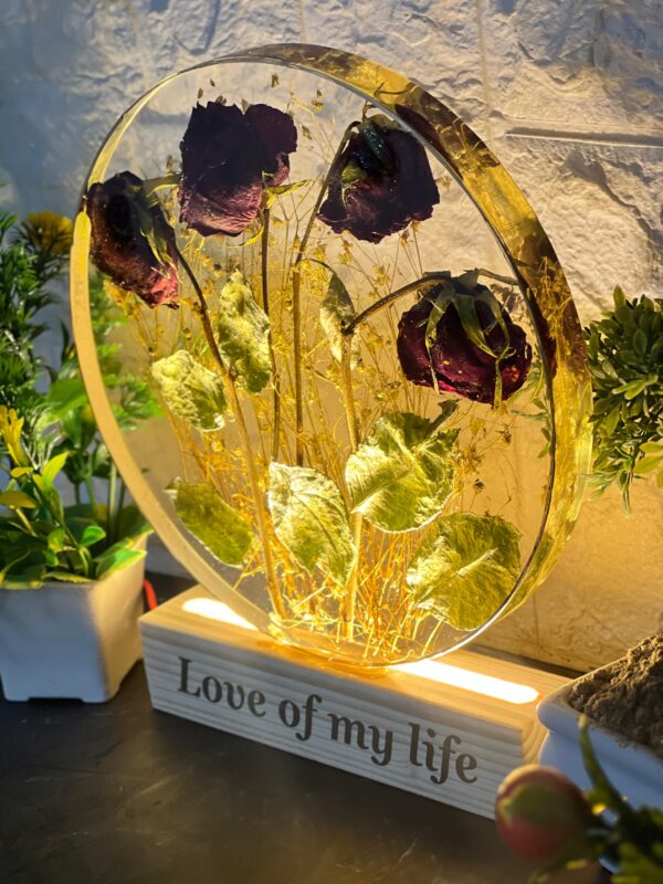 rose preservation lamp for couples