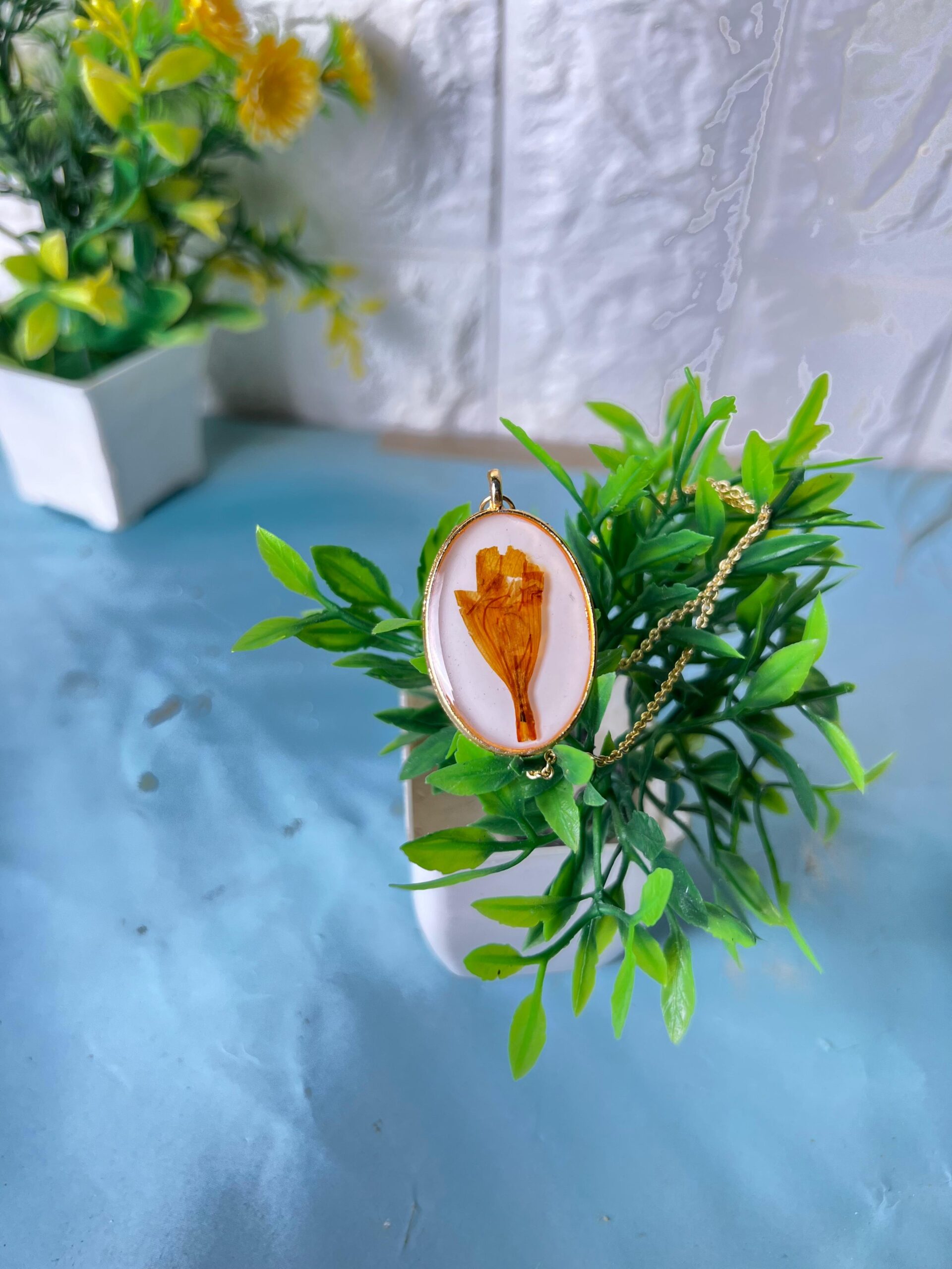 flower preservation resin art