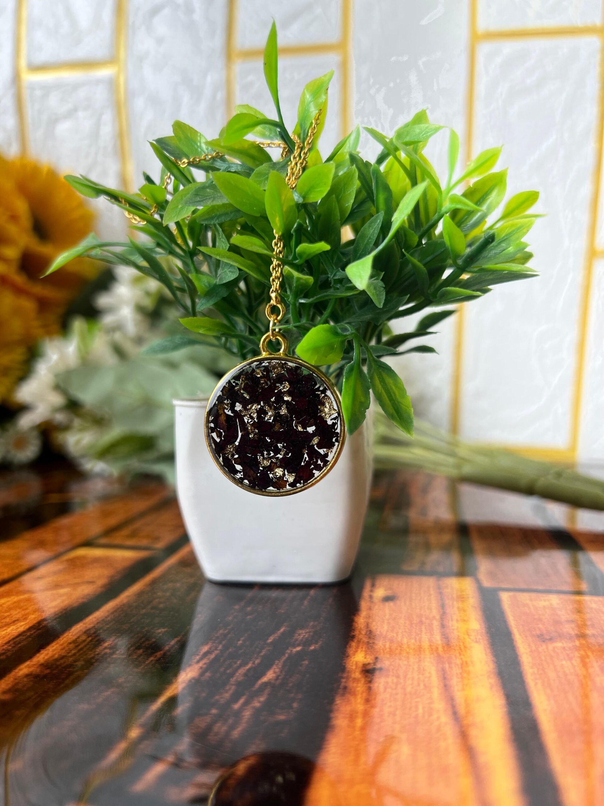 real flower preservation in resin