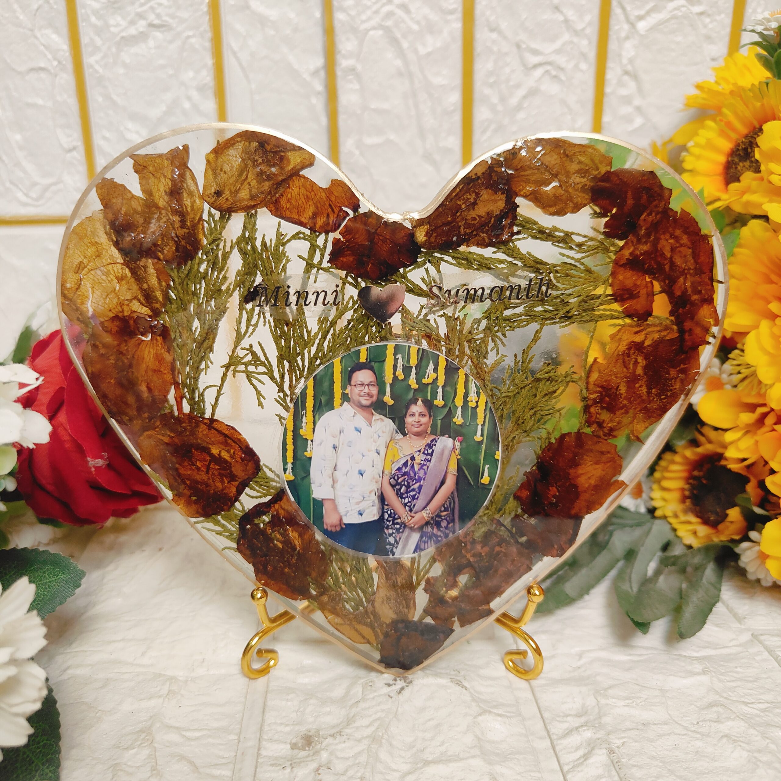 wedding bouquet preservation in resin